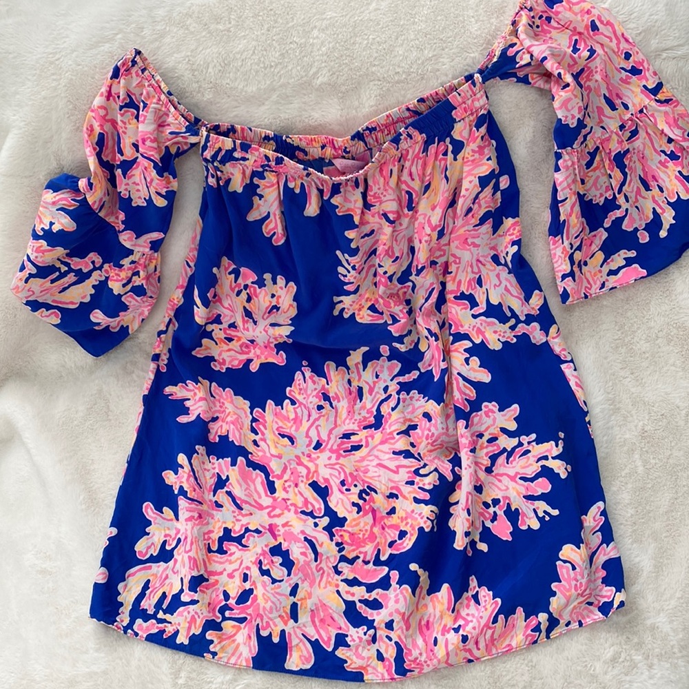 Lilly Pulitzer Silk Cap Top | XS